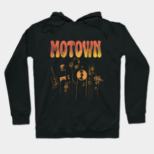 Vintage MOTOWN Music Detroit Funk Groovy Hoodie