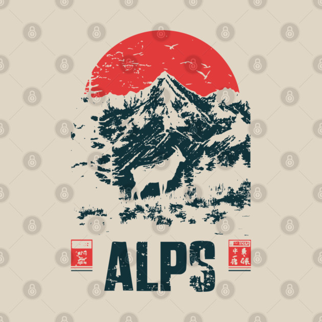 Mountain Goat on the Alps - Nature and Adventure Lovers by TuncGK