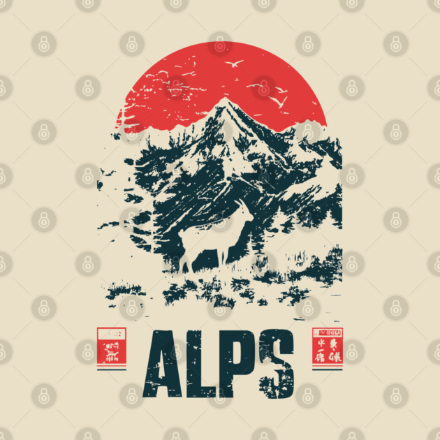 Mountain Goat on the Alps - Nature and Adventure Lovers by TuncGK