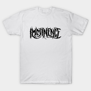 Black logo Imminence Band T-Shirt