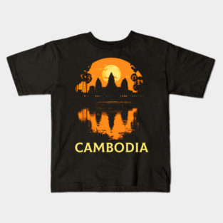 Angkor Wat Cambodian Khmer Cambodian Kids T-Shirt