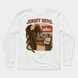 Jersey Devil Orders a Wawa Hoagie Long Sleeve T-Shirt