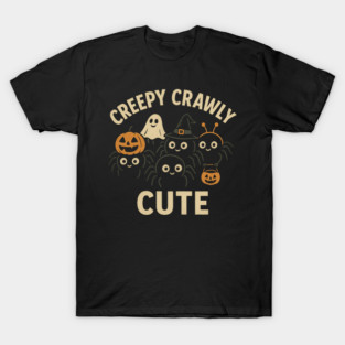 Creepy Crawly Cute Shirt – Adorable Halloween Spider Costume Tee T-Shirt