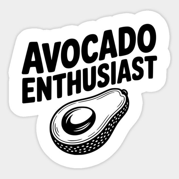 Avocado Enthusiast Magnet by Frank Ring