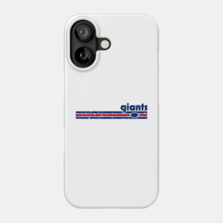Giants 70s Stripe Phone Case