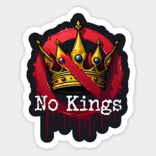 No Kings Sticker