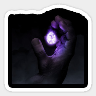 Hulk Infinity Stone Neon Sticker