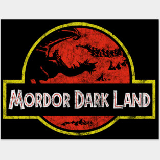 Mordor Nazgul Fell Beast distressed Posters and Art