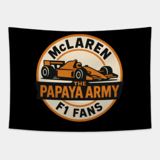 Mclaren Papaya Army Tapestry