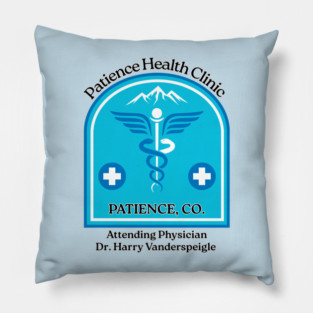 Resident Alien: Patience Health Clinic Pillow