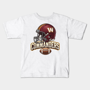 Commanders football Kids T-Shirt