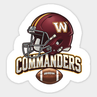Commanders football Sticker