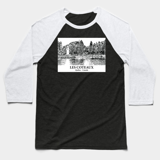 Les Coteaux - Québec Baseball T-Shirt by Lakeric