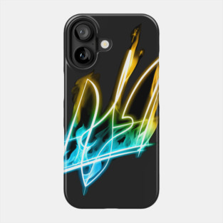 Burning Trident Phone Case