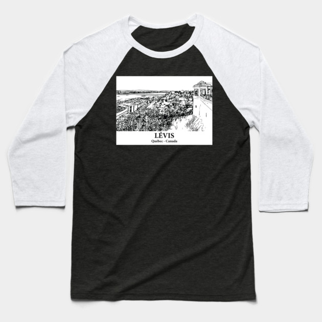 Lévis - Québec Baseball T-Shirt by Lakeric