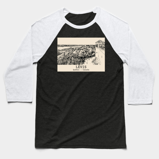 Lévis - Québec Baseball T-Shirt by Lakeric