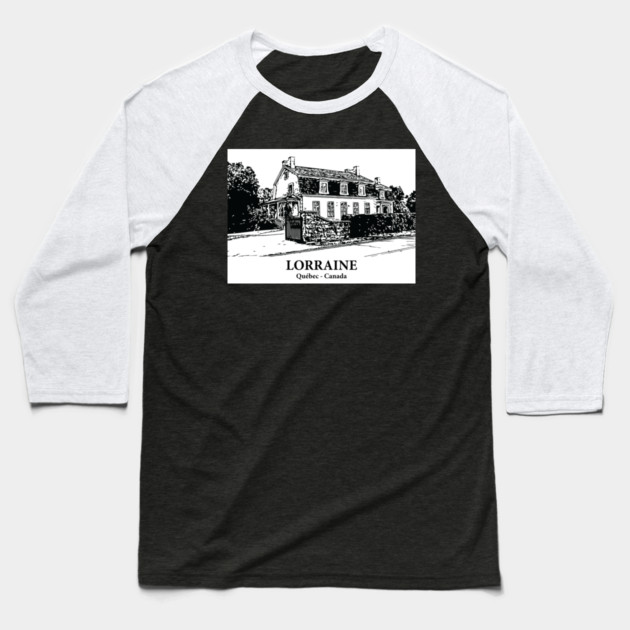 Lorraine - Québec Baseball T-Shirt by Lakeric