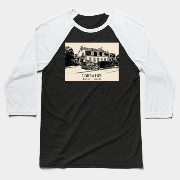 Lorraine - Québec Baseball T-Shirt by Lakeric