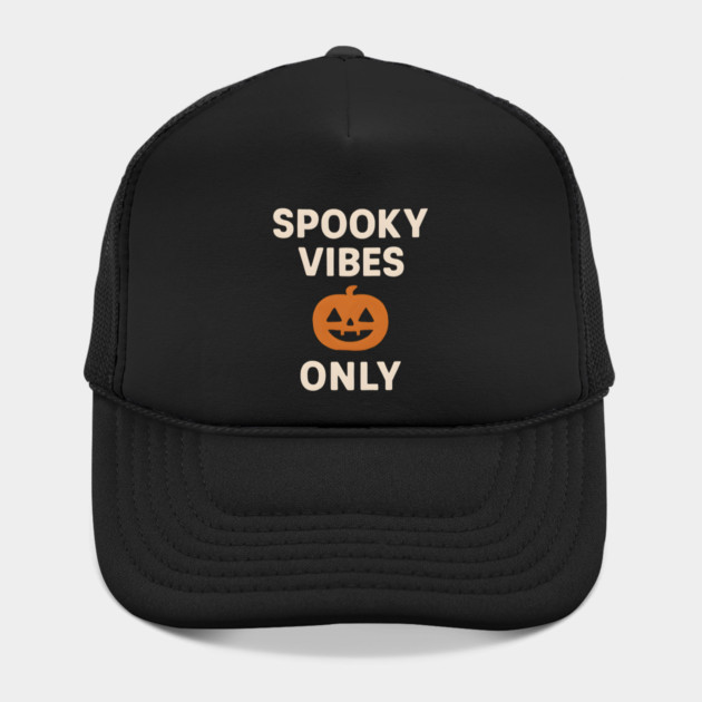 Spooky Vibes Only – Funny Halloween Pumpkin Graphic Gift by MakerMind8.2