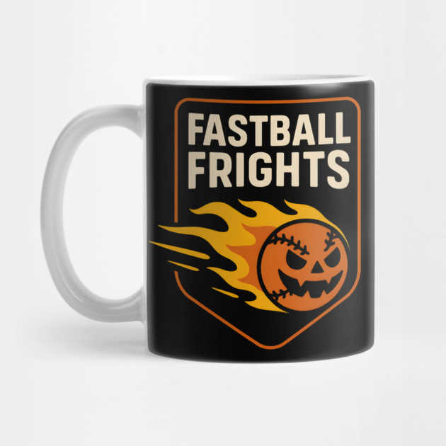 Fastball Frights Pumpkin Baseball Pun – Halloween Graphic by MakerMind8.2