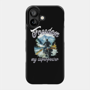 Freedom Motorcycle – Biker Road Trip Adventure Phone Case