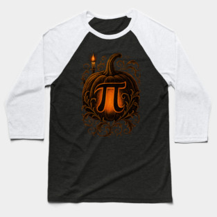 Pumpkin Pi Halloween Design Baseball T-Shirt
