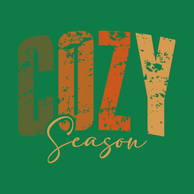 Cozy Season Fall Rustic Autumn Vibes Design by Kathy Hawke