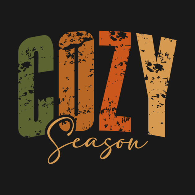 Cozy Season Fall Rustic Autumn Vibes Design by Kathy Hawke