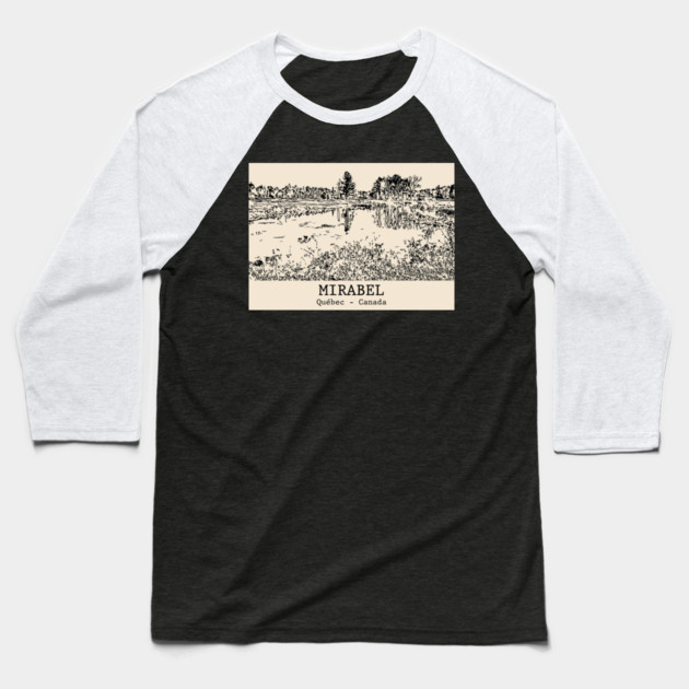 Mirabel - Québec Baseball T-Shirt by Lakeric
