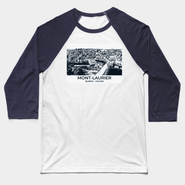 Mont-Laurier - Québec Baseball T-Shirt by Lakeric