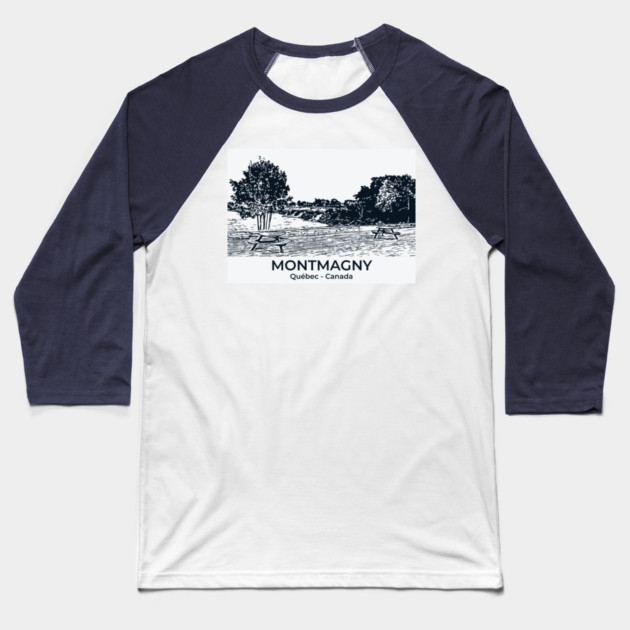 Montmagny - Québec Baseball T-Shirt by Lakeric