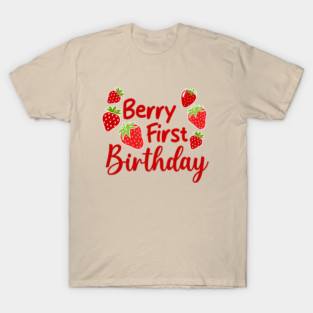 Berry First Birthday T-Shirt