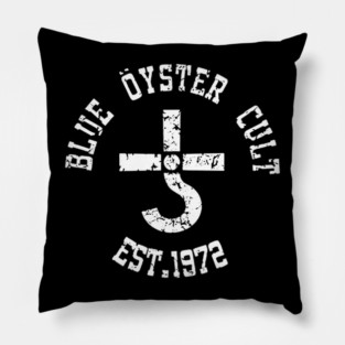 Blue Oyster Cult Logo EST. 1972 Pillow