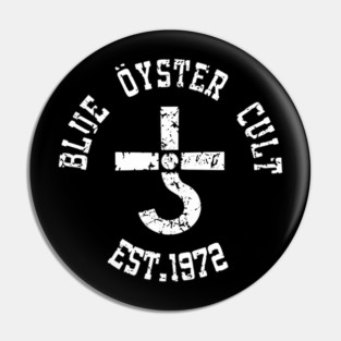 Blue Oyster Cult Logo EST. 1972 Pin