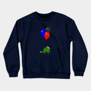 Turtle Balloons - Polyamorous Pride Crewneck Sweatshirt