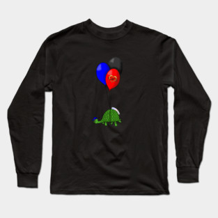 Turtle Balloons - Polyamorous Pride Long Sleeve T-Shirt