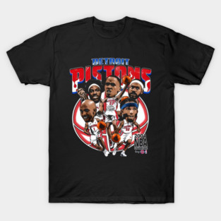 Detroit Basketball Big Head T-Shirt