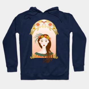 Art Nouveau Harvest Queen Hoodie