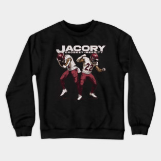 Jacory Croskey-Merritt Washington Dance Crewneck Sweatshirt