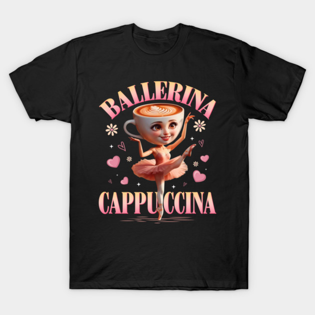 Ballerina-Cappuccina Italian-Brainrot Gen Z Women Women's Oversized Comfort T-Shirt - DE