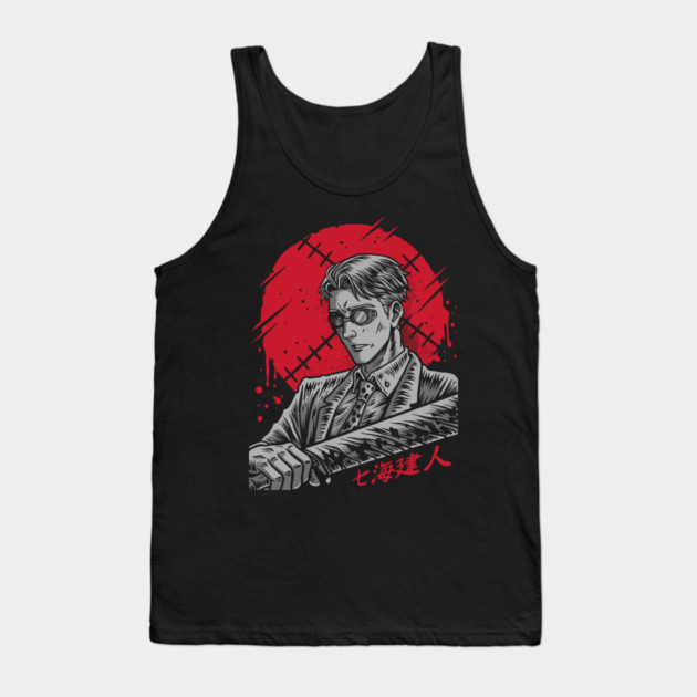 Jujutsu Kaisen Nanami Ratio Technique Art Tank Top by Otaku Vibes