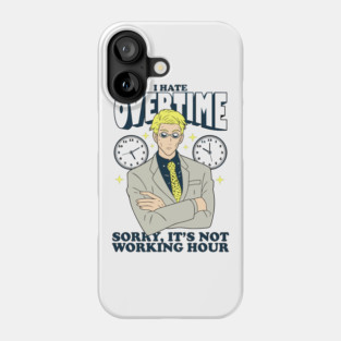 Jujutsu Kaisen Nanami Break Time is Over Phone Case