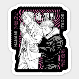 Nanami and Itadori - Jujutsu Kaisen Magnet