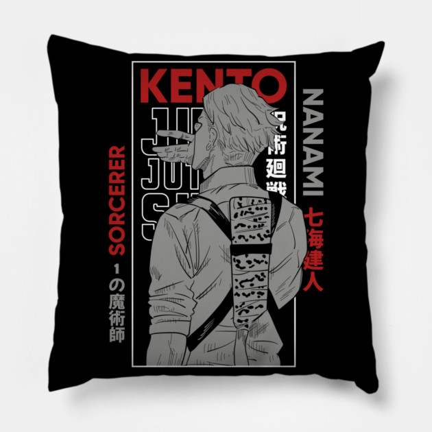 Nanami - Jujutsu Kaisen Cool Design Pillow by Otaku Vibes