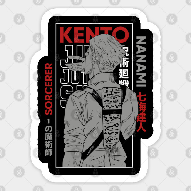 Nanami - Jujutsu Kaisen Cool Design Sticker by Otaku Vibes