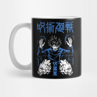 Jujutsu Kaisen Megumi Divine Dogs Art Mug