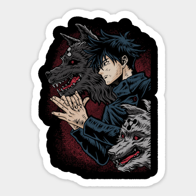 Jujutsu Kaisen Megumi Cursed Technique Pose Magnet by Otaku Vibes