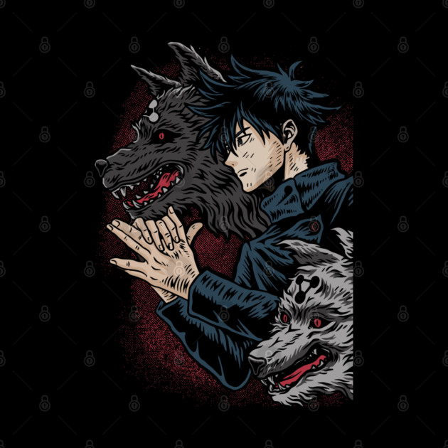 Jujutsu Kaisen Megumi Cursed Technique Pose by Otaku Vibes