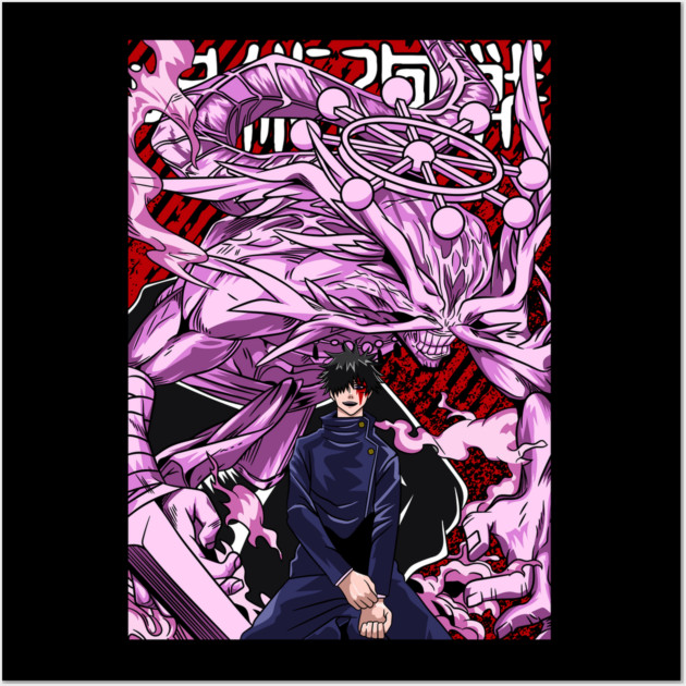 Megumi Summon Mahoraga - Jujutsu Kaisen Wall Art by Otaku Vibes