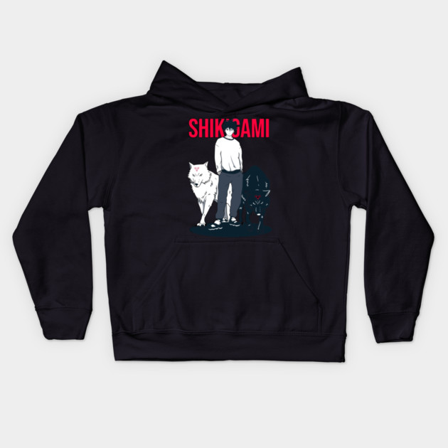 Megumi Fushiguro Shikigami| Jujutsu Kaisen Kids Hoodie by Otaku Vibes